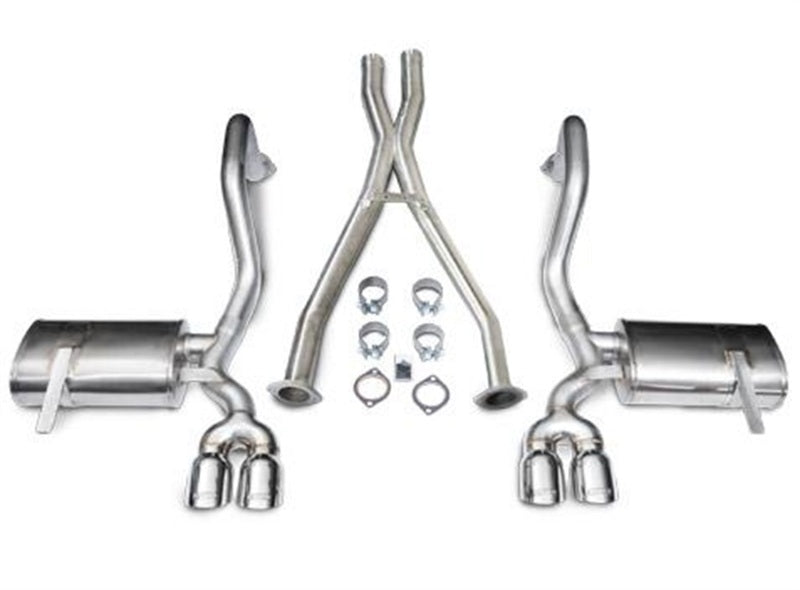 Corsa 1997-2004 Chevrolet Corvette C5 Z06 5.7L V8 Polished Xtreme Cat-Back + XO Exhaust