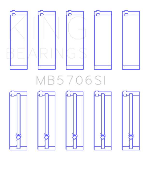 King Engine Bearings Hyundai i30 G4FC Main Bearing Set