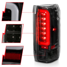 Load image into Gallery viewer, F150 Taillights LED Black Housing Clear Lens (1987-1996) - ANZO Pair