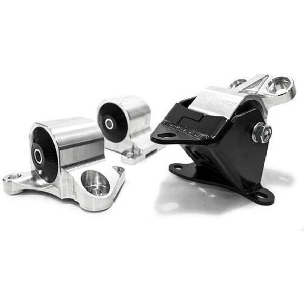 Innovative Mounts Silver Aluminum Engine Mounts for 96-00 Civic B/D Series with 95A Bushings
