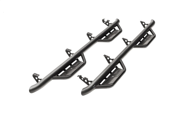 N-Fab Podium LG 19-20 Dodge RAM 1500 Crew Cab - Cab Length - Tex. Black - 3in