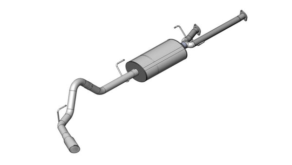 CORSA 2011-2021 Toyota Tundra Double Cab/Crew Max 5.7L V8 Polished Sport Cat-Back Exhaust