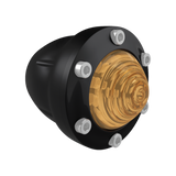 Burly Brand Universal Reaper Amber Front Led Turn Signal Set 5/16 Bolt - Black