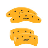 MGP 4 Caliper Covers Engraved Front & Rear MGP Yellow Finish Black Char 2001 Mercedes-Benz SLK320