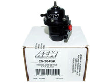 Load image into Gallery viewer, AEM 96-97 Acura CL / 94-97 Accord / 96-00 Civic Ex Black Adjustable Fuel Pressure Regulator