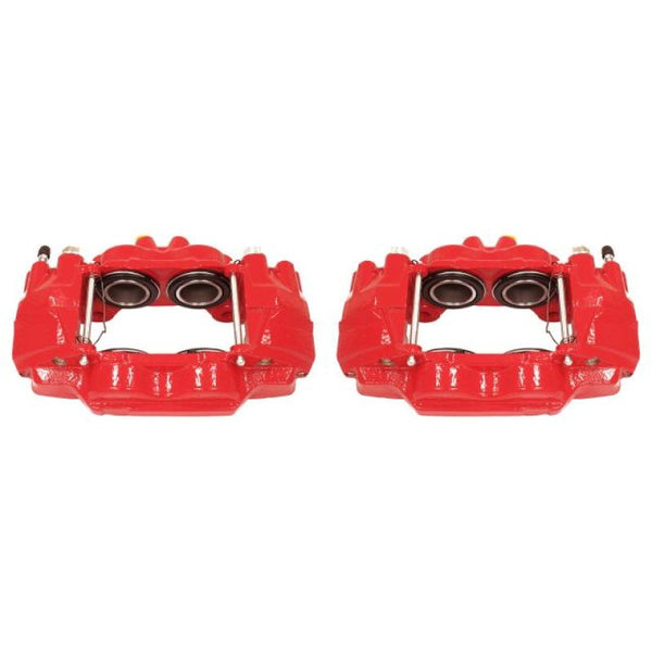 Power Stop 03-09 Toyota 4Runner Front Red Calipers w/o Brackets - Pair
