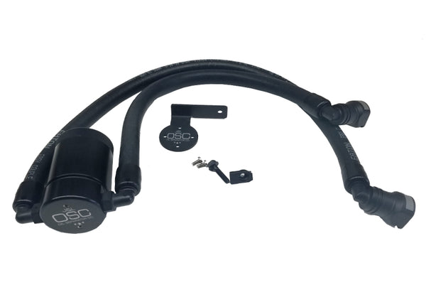 J&L Oil Separator for 11-17 Ford F-150 5.0L & 11-14 Ford F-150 6.2L - Black Anodized