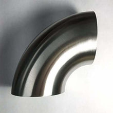 Load image into Gallery viewer, Stainless Bros 3in Diameter 1D / 3in CLR 90 Degree Bend No Leg Mandrel Bend