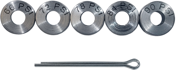 Boundary Shim Kit for 89-05 Ford/Mazda BP I4 (7/14/21/28/35 PSI) with Retaining Pin