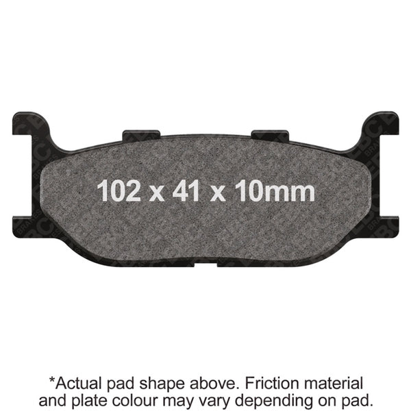 EBC 15-20 Yamaha SR 400 Front Left/Right FA-SFA-X Brake Pads