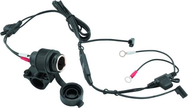 BikeMaster 12V Waterproof Power Adapter with Mount