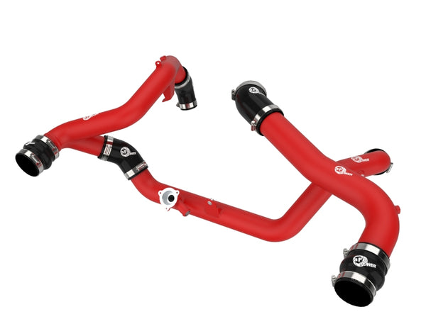 aFe BladeRunner Aluminum Charge Pipe Kit for 20-23 Ford Explorer ST V6 3.0L - Red