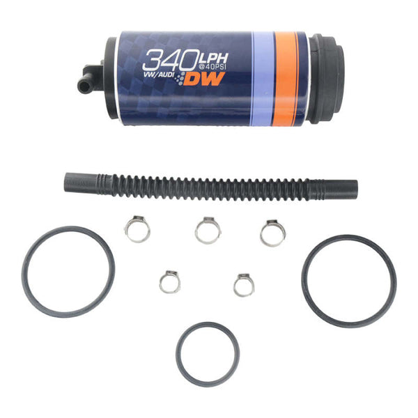 Deatschwerks DW340V 340lph In-Tank Fuel Pump with Install Kit for VW & Audi 1.8T FWD