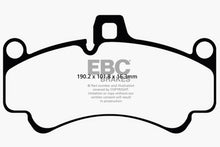 Load image into Gallery viewer, EBC 01-03 Porsche 911 (996) (Cast Iron Rotor only) 3.6 Twin Turbo GT2 Yellowstuff Front Brake Pads