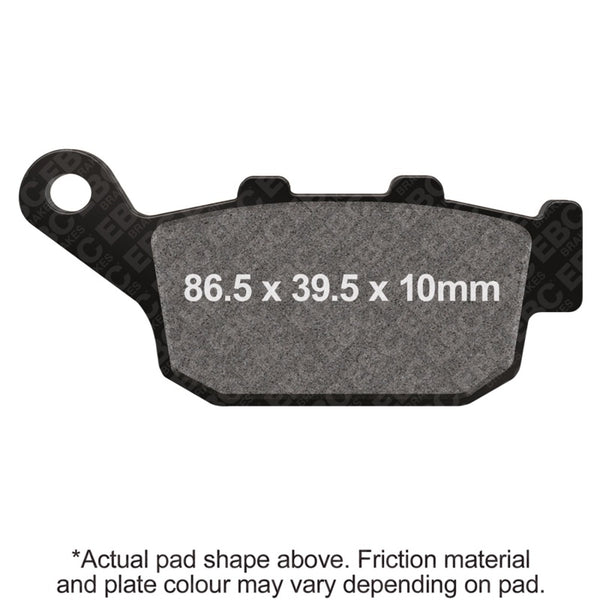 EBC 89-90 Honda CB 400 F CB-1 Rear Left/Right FA-SFA-TT-X Brake Pads