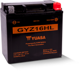 Yuasa GYZ16HL High Performance Maintenance Free AGM 12-Volt Battery