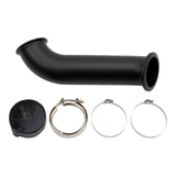 Wehrli 04.5-07 Dodge Ram Cummins 4in Down Pipe - w/High Mount S400 Turbo & 2nd Gen Manifold