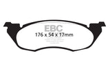 EBC 91-96 Dodge Dakota 2WD 2.5 Yellowstuff Front Brake Pads