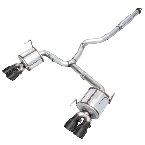 AWE Tuning Touring Edition Catback Exhaust for Subaru STI VA / WRX GV - 102mm Diamond Black Tips