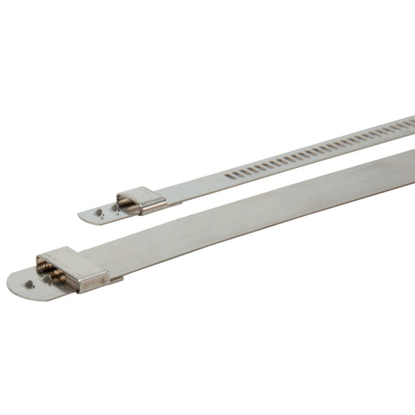 DEI Stainless Steel Positive Locking Tie 1/4in x 14in - 4 Pack