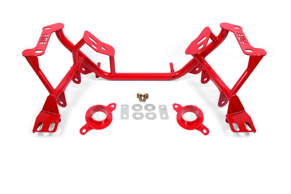 BMR Suspension K-Member for 1996-2004 Ford Mustang - Standard Version with Spring Perches - Red