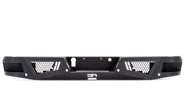 Body Armor 4x4 Chevy Silverado Rear Bumper GM-2961 | Eco Series | 20072016 | LED Light Ready