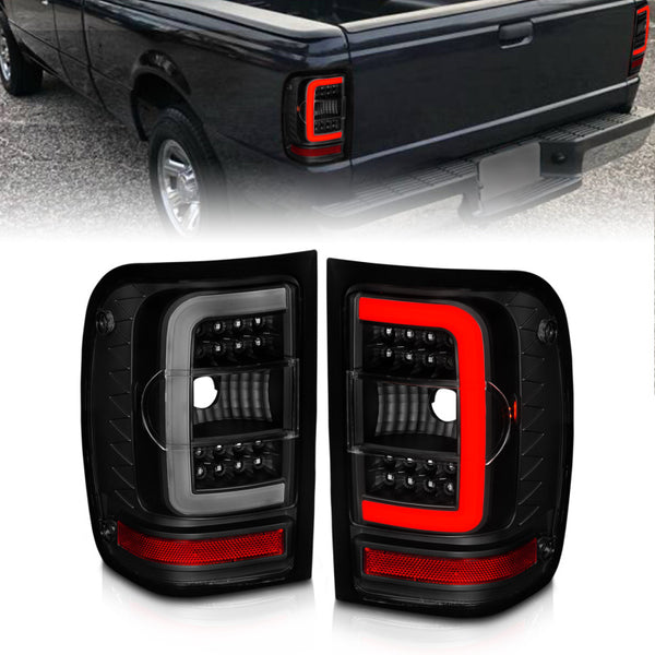 ANZO LED Tail Lights for Ford Ranger 20012011 - Black Housing, Smoke Lens
