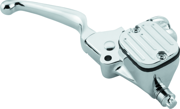 Bikers Choice Chrome 96-07 FL 96-10 ST Dyna 96-03 XL 9/16 Bore Chopped Handlebar Master Cylinder