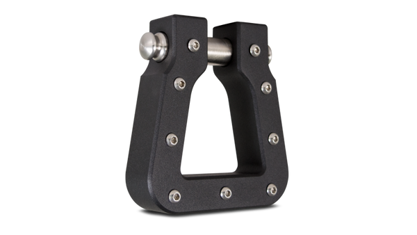 Body Armor 4x4 Mega D-Ring " Black Steel Recovery Shackle (Single) - Model 5141-B