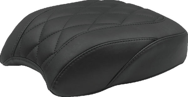 Mustang 08-21 Harley Electra Glide Std, Rd Glide, Rd King, Str Glide Sissy Bar Pad Deluxe - Black