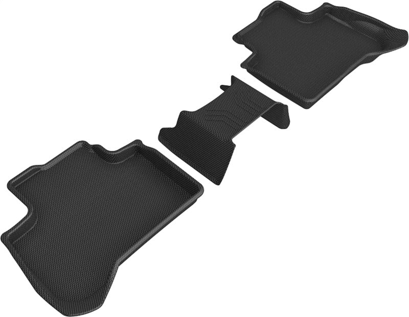 3D MAXpider 2018-2020 BMW X3 (G01)/X4 (G02) Kagu 2nd Row Floormats - Black