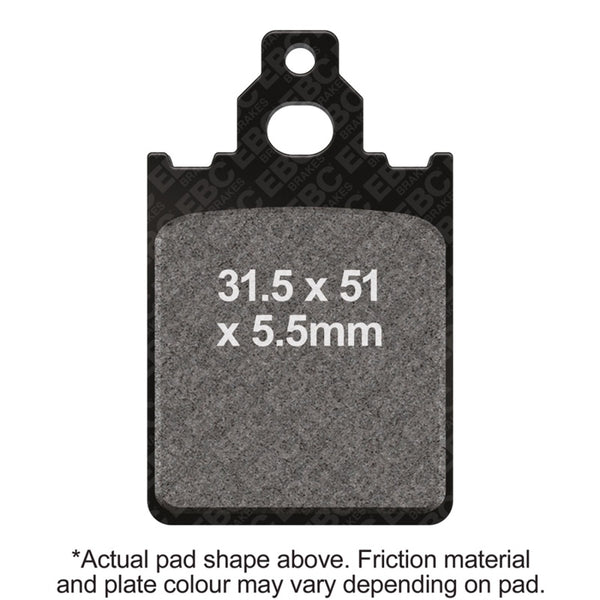 EBC 05-06 Vespa PX 150 All Models Front Left FA-SFA-X Brake Pads