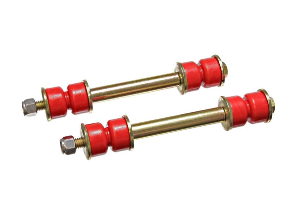 Energy Suspension 3 9/16 Inch Red Sway Bar End Links with Hardware