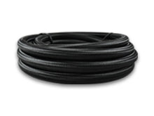 Load image into Gallery viewer, Vibrant -6 AN Black Nylon Braided Flex Hose (2 foot roll)