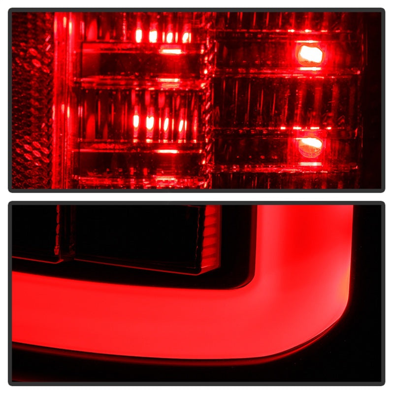 Spyder Dodge Ram 09-18 LED Tail Lights - All Black ALT-YD-DRAM09V2-LED-BKV2 (Incandescent Only)