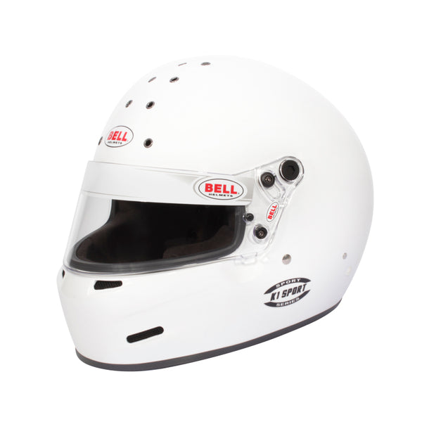 Bell K1 Sport SA2020 V15 Brus Racing Helmet - White - Size 60