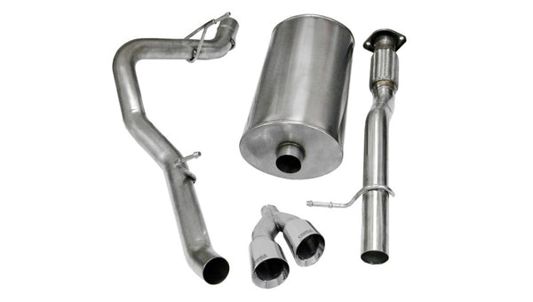 CORSA 2009-2013 Chevrolet Suburban 1500 5.3L V8 Polished Sport Cat-Back Exhaust