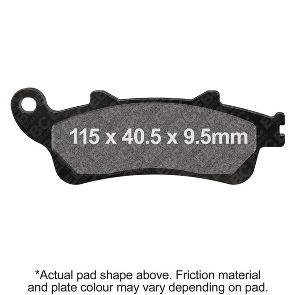 EBC 01-07 Honda NSS 250 Reflex Front Left FA-SFA-X Brake Pads