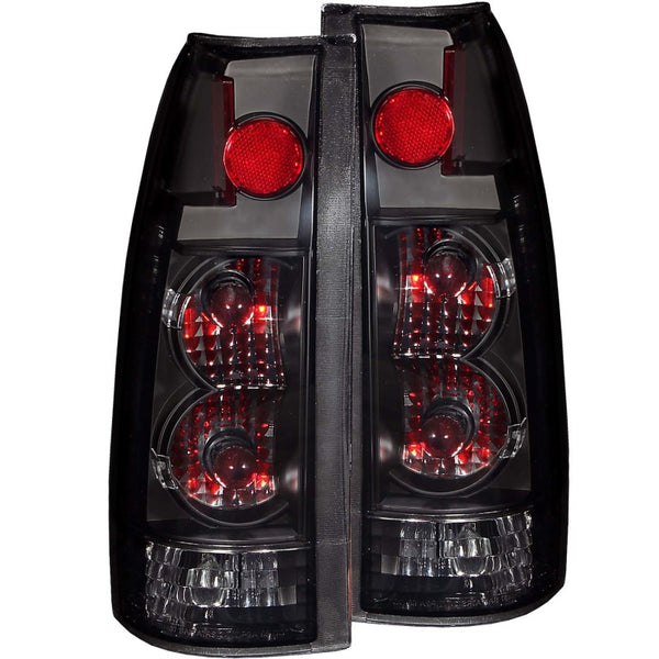 ANZO Dark Smoke G2 Tail Lights (Pair) for 1999-2000 Cadillac Escalade