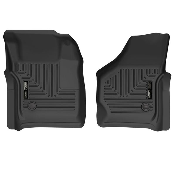 Husky Liners X-act Contour Front Floor Liners for 99-07 Ford F-250 Super Duty Crew Cab - Black