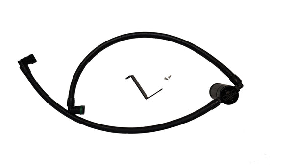 J&L Oil Separator for 24-25 Ford Ranger Raptor 3.0L - Black Anodized