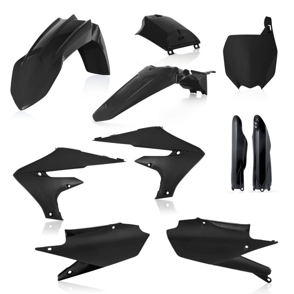 Acerbis Full Plastic Kit (Incl. Tank Cover) for 20182023 Yamaha YZ250F/YZ250FX/YZ450F/YZ450FX - Black