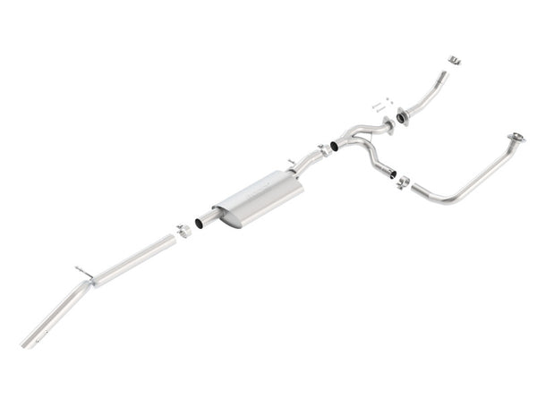 Borla Catback Exhaust for 2012-2015 Jeep Wrangler 3.6L V6 - Dual Left Rear Exit