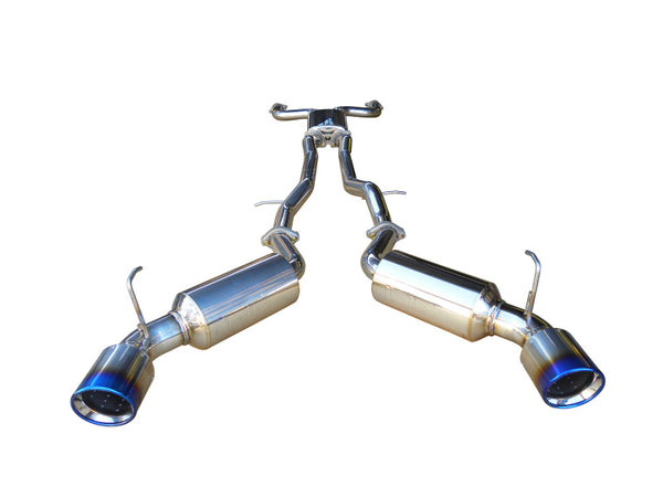 Injen Catback Exhaust for 08-13 Infiniti G37/G37 IPL Coupe 3.7L - 76mm Stainless Steel with Titanium Tips