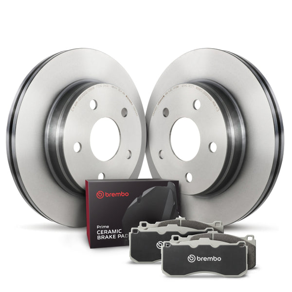 Brembo OE Rear Disc Brake Kit for Audi A3 Quattro (15-20), Q3 (19-23), S3 (15-20), TTS Quattro (16-23), Arteon (19-23)