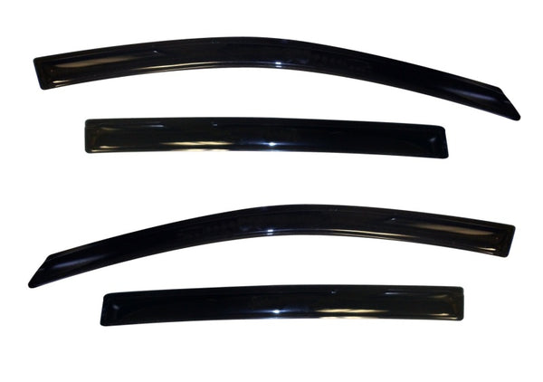 AVS Ventvisor Window Deflectors Smoke 4pc for 2012-2018 Chevy Sonic Hatch (5 Door)