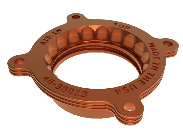 aFe Silver Bullet Throttle Body Spacer for 22-23 Toyota GR86 H4-2.4L - Orange