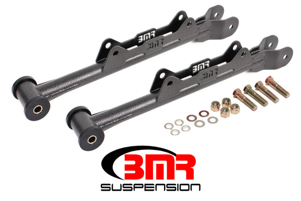 BMR Suspension 2010-2015 Camaro Non-Adjustable Rear Lower Control Arms - Black Hammertone