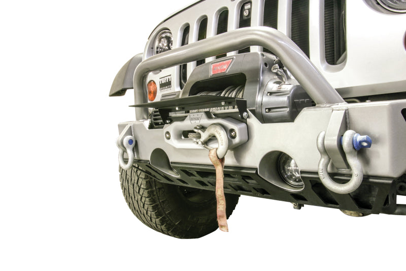 Tuffy Flipup License Plate Holder- Winch W/Hawse- Blk