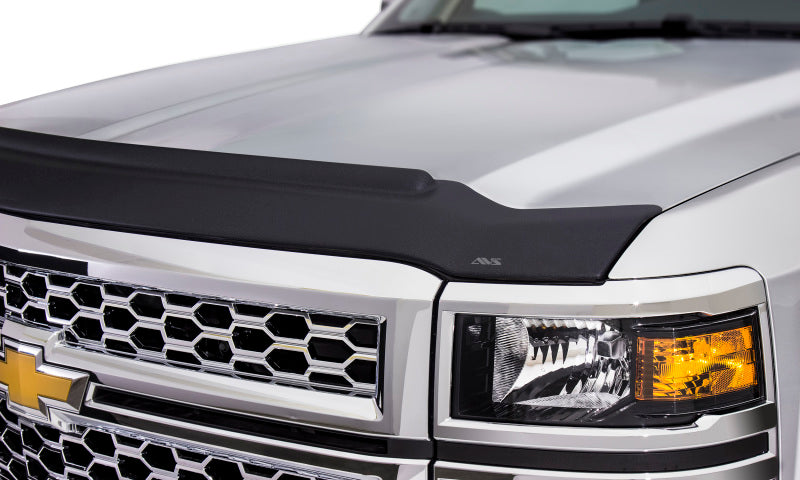 AVS 11-14 Chevy Silverado 2500 Aeroskin II Textured Low Profile Hood Shield - Black